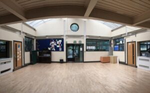 Square hall image for hire